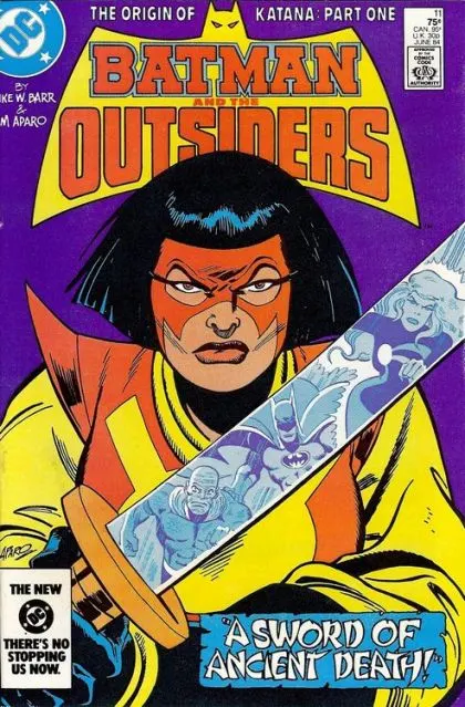 Batman and the Outsiders, Vol. 1 #11 Direct Edition comic book cover, 1984
