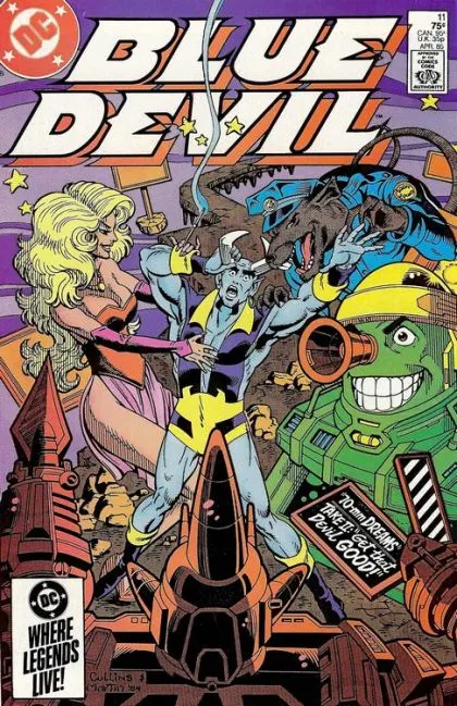 Blue Devil #11 Direct Edition comic book cover, 1985