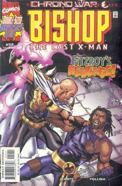 Bishop: The Last X-Man #12 Direct Edition comic book cover, 2000
