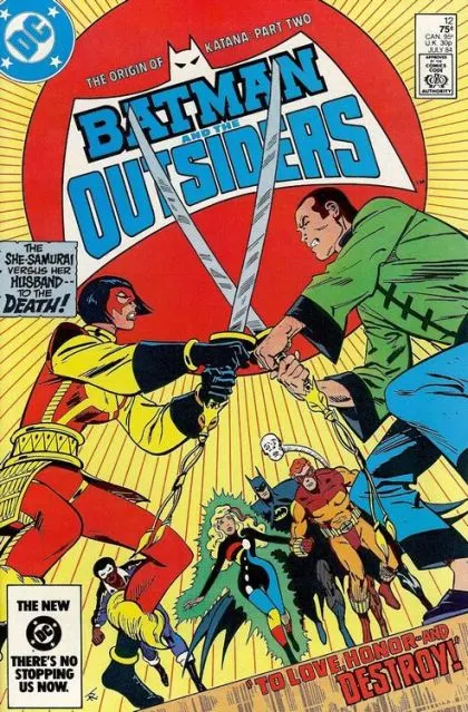 Batman and the Outsiders, Vol. 1 #12 Direct Edition comic book cover, 1984