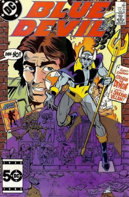 Blue Devil #12 Direct Edition comic book cover, 1985