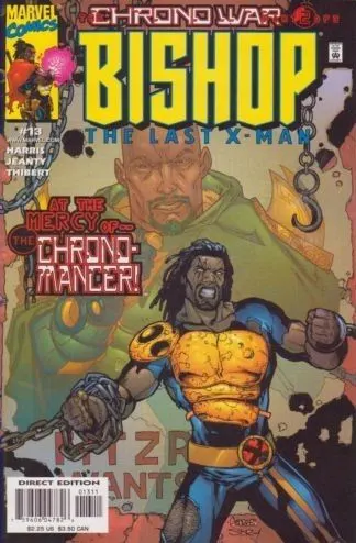 Bishop: The Last X-Man #13 Direct Edition comic book cover, 2000