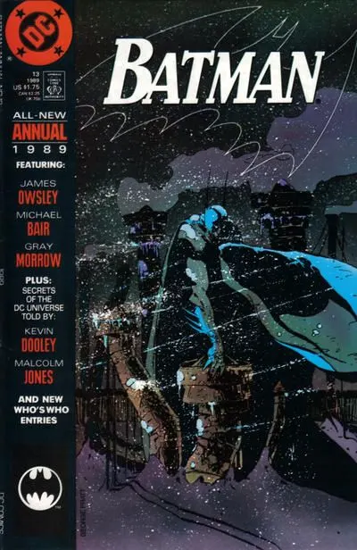 Batman, Vol. 1 Annual #13 Direct Edition comic book cover, 1989