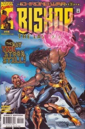 Bishop: The Last X-Man #14 Direct Edition comic book cover, 2000