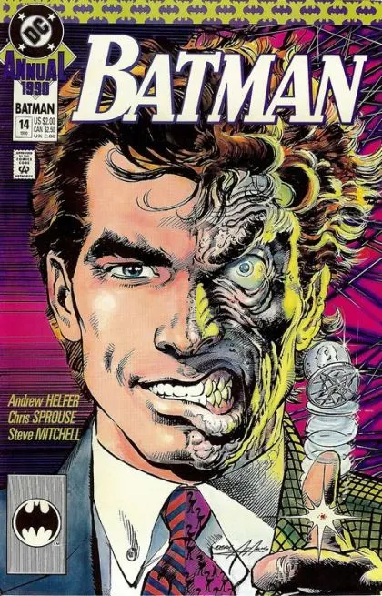 Batman, Vol. 1 Annual #14 Direct Edition comic book cover, 1990