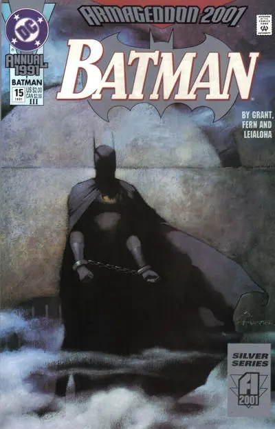 Batman, Vol. 1 Annual #15 Third Printing comic book cover, 1991
