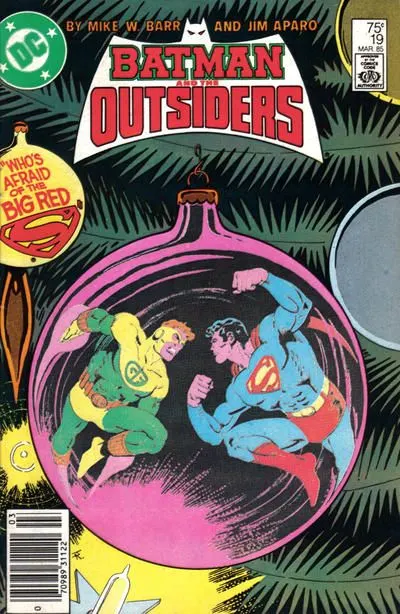Batman and the Outsiders, Vol. 1 #19 Newsstand Edition comic book cover, 1985