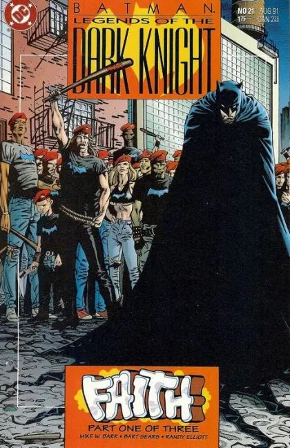 Batman: Legends of the Dark Knight #21 Regular Edition comic book cover, 1991