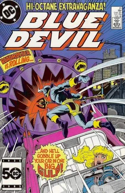 Blue Devil #21 Direct Edition comic book cover, 1986