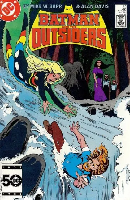 Batman and the Outsiders, Vol. 1 #25 Direct Edition comic book cover, 1985