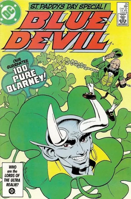Blue Devil #25 Direct Edition comic book cover, 1986