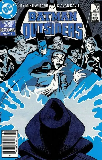 Batman and the Outsiders, Vol. 1 #28 Newsstand Edition comic book cover, 1985