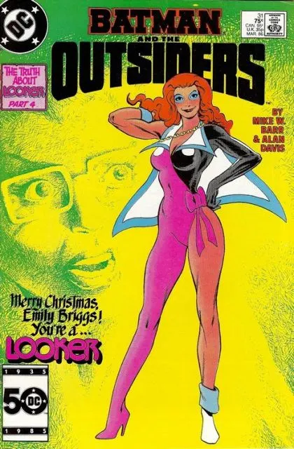 Batman and the Outsiders, Vol. 1 #31 Direct Edition comic book cover, 1986