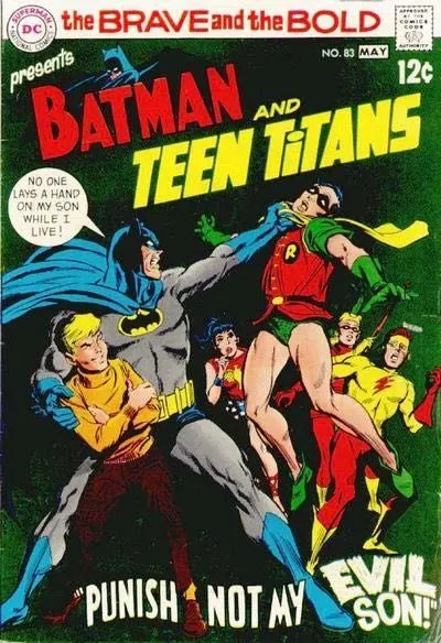 The Brave and the Bold, Vol. 1 #83 comic book cover, 1969