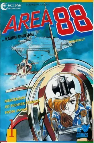 Area 88 #1 comic book cover, 1991