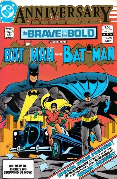 The Brave and the Bold, Vol. 1 #200 Direct Edition comic book cover, 1983