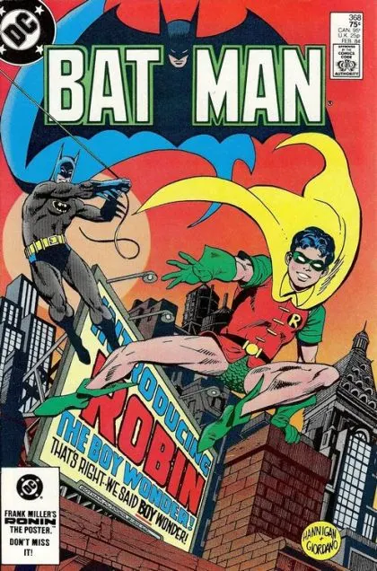 Batman, Vol. 1 #368 Direct Edition comic book cover, 1984