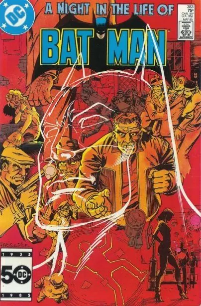Batman, Vol. 1 #383 Direct Edition comic book cover, 1985
