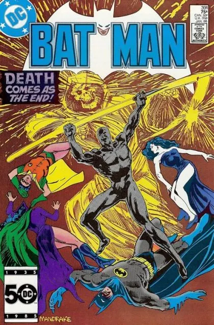 Batman, Vol. 1 #391 Direct Edition comic book cover, 1986