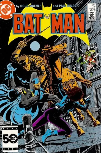 Batman, Vol. 1 #394 Direct Edition comic book cover, 1986
