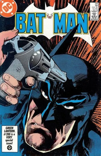 Batman, Vol. 1 #395 Direct Edition comic book cover, 1986