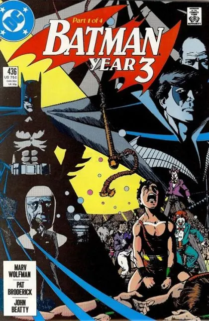 Batman, Vol. 1 #436 Direct Edition comic book cover, 1989
