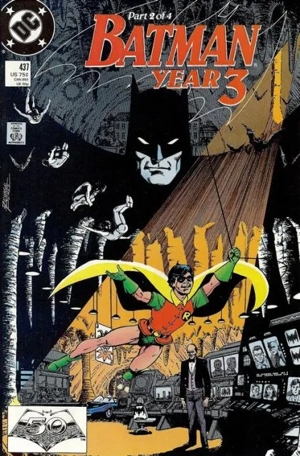 Batman, Vol. 1 #437 Direct Edition comic book cover, 1989