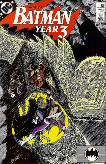 Batman, Vol. 1 #439 Direct Edition comic book cover, 1989