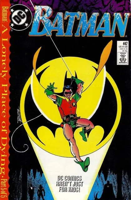 Batman, Vol. 1 #442 Direct Edition comic book cover, 1989