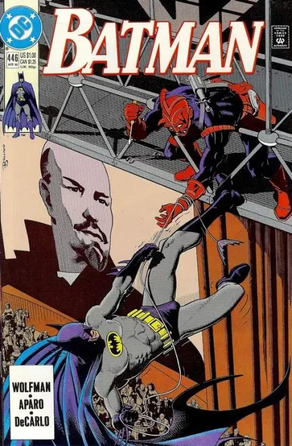 Batman, Vol. 1 #446 Direct Edition comic book cover, 1990
