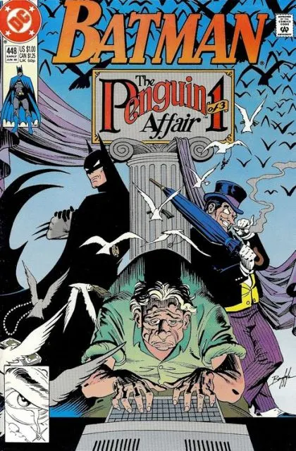 Batman, Vol. 1 #448 Direct Edition comic book cover, 1990