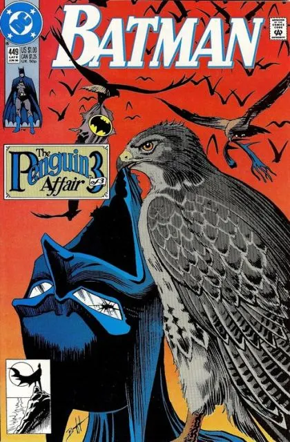 Batman, Vol. 1 #449 Direct Edition comic book cover, 1990