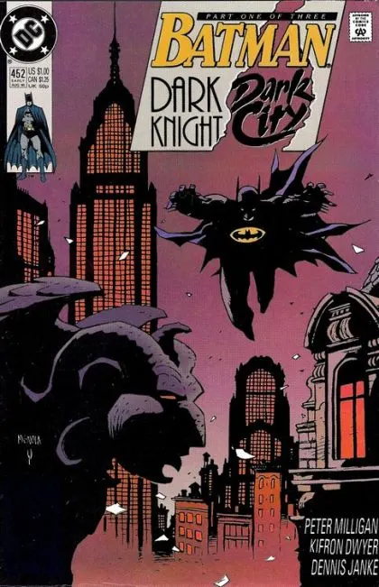 Batman, Vol. 1 #452 Direct Edition comic book cover, 1990
