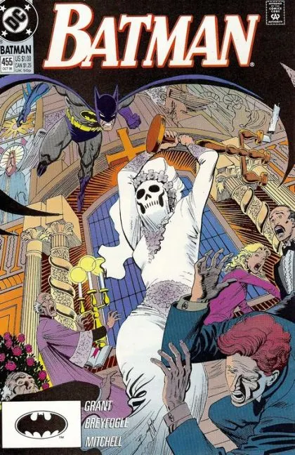 Batman, Vol. 1 #455 Direct Edition comic book cover, 1990