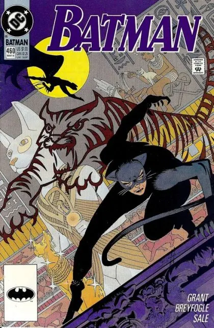 Batman, Vol. 1 #460 Direct Edition comic book cover, 1991