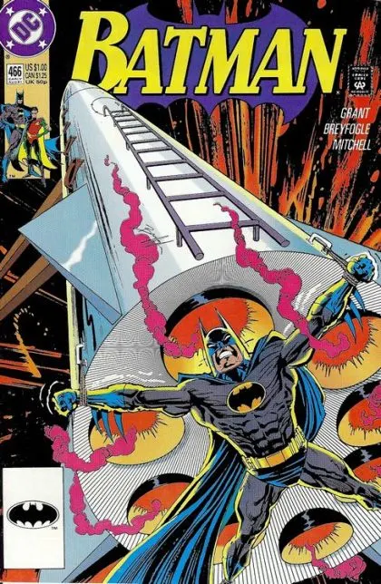 Batman, Vol. 1 #466 Direct Edition comic book cover, 1991