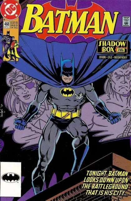 Batman, Vol. 1 #468 Direct Edition comic book cover, 1991
