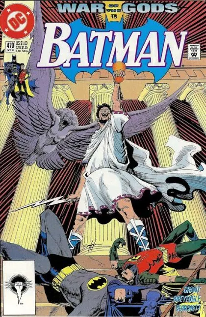 Batman, Vol. 1 #470 Direct Edition comic book cover, 1991