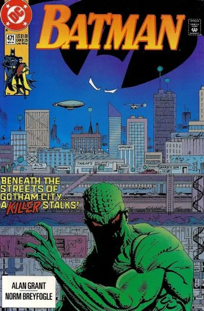 Batman, Vol. 1 #471 Direct Edition comic book cover, 1991