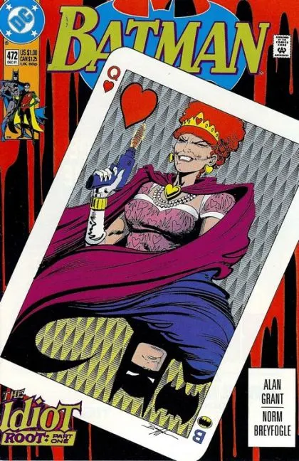 Batman, Vol. 1 #472 Direct Edition comic book cover, 1991