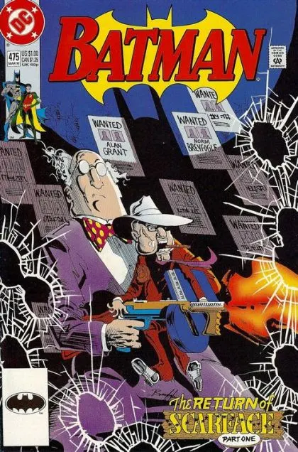 Batman, Vol. 1 #475 Direct Edition comic book cover, 1992