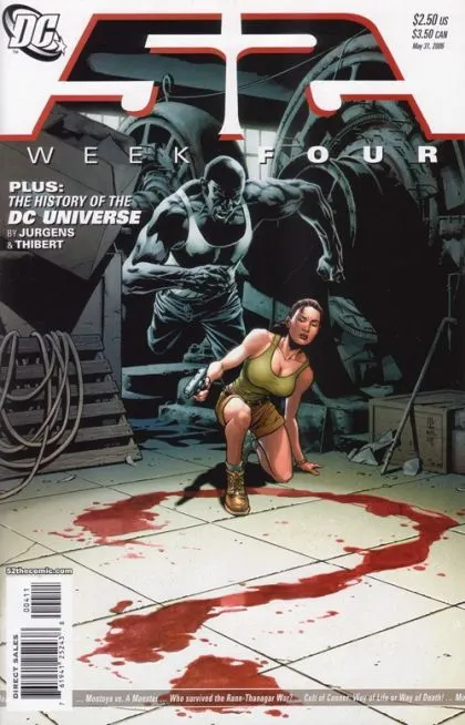 52 #4 J.G. Jones Regular comic book cover, 2006