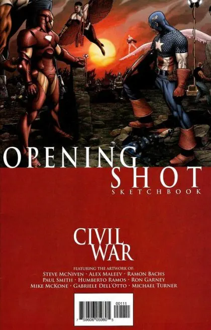 Civil War: Opening Shot #1 comic book cover, 2006
