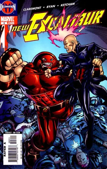 New Excalibur #3 Direct Edition comic book cover, 2006