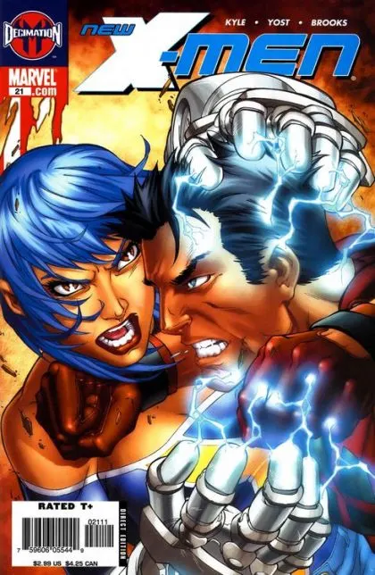 New X-Men (Academy X) #21 Direct Edition comic book cover, 2006