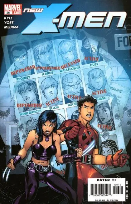 New X-Men (Academy X) #26 Direct Edition comic book cover, 2006