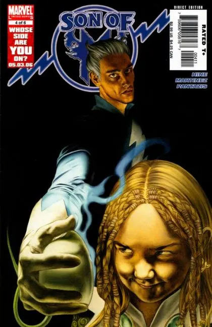 Son of M #4 comic book cover, 2006