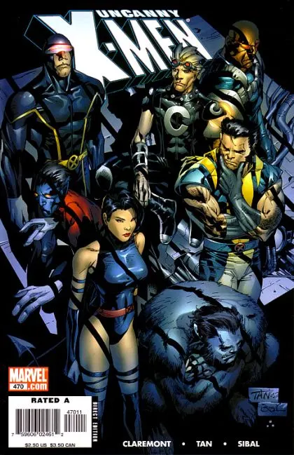 Uncanny X-Men, Vol. 1 #470 Billy Tan Regular comic book cover, 2006