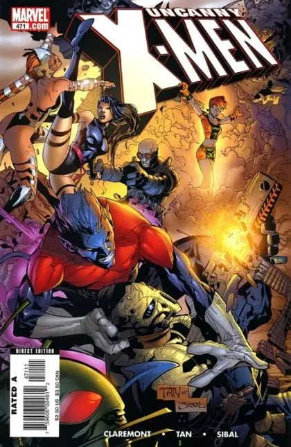 Uncanny X-Men, Vol. 1 #471 Billy Tan Regular comic book cover, 2006
