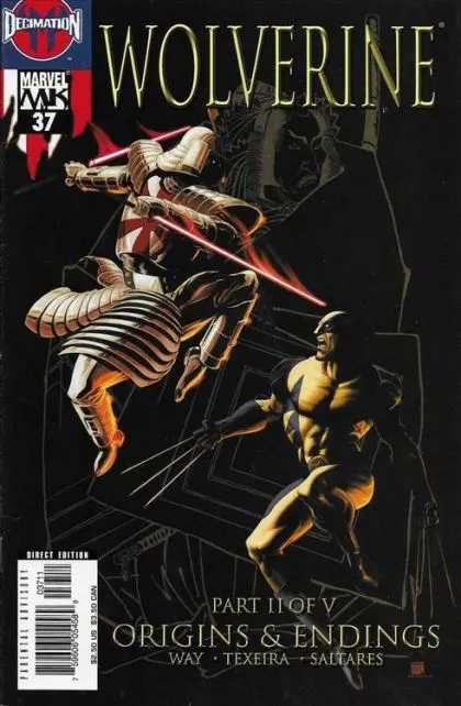 Wolverine, Vol. 3 #37 Direct Edition comic book cover, 2006